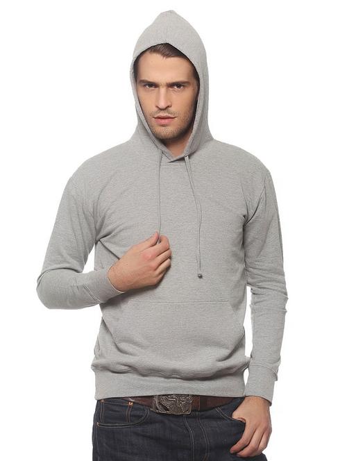 grey cotton sweatshirt - 10444929 - Very Small Image - 1