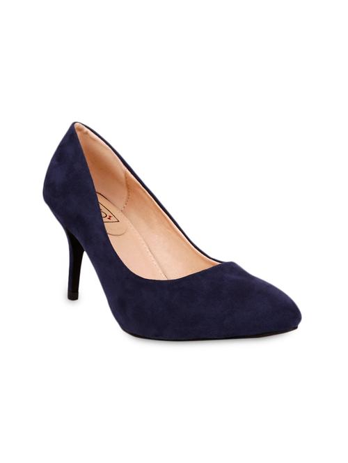 navy blue suede pumps - 1044798 - Very Small Image - 1