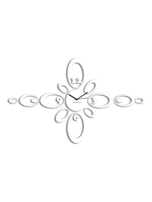 white designer wall clock  - 10448088 - Very Small Image - 1