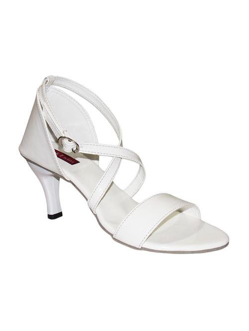 white leatherette sandals - 10449792 - Very Small Image - 1