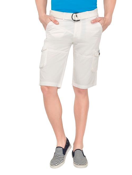 white cotton shorts - 10452624 - Very Small Image - 1