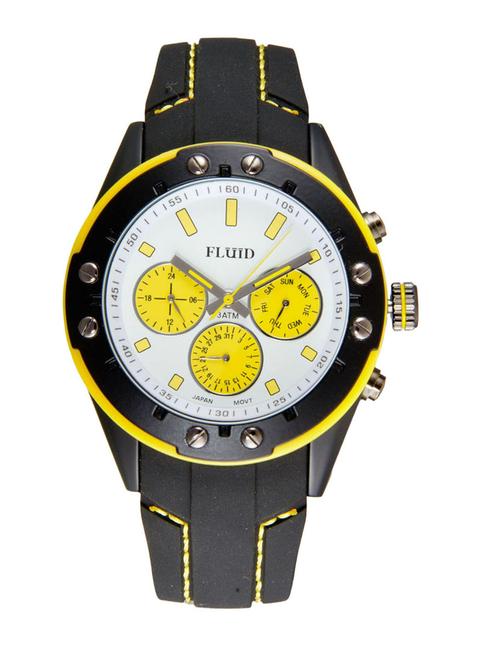 white color, pvc- silicone analog  watch - 10453330 - Very Small Image - 1