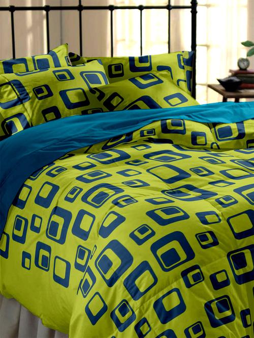 geometric printed double bedsheet set - 1045364 - Very Small Image - 1