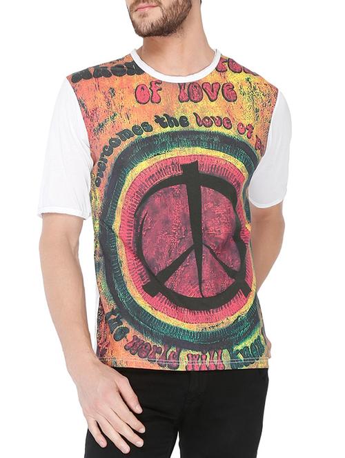multi colored cotton tshirt - 10453694 - Very Small Image - 1
