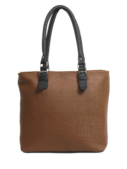 brown leatherette handbag - 10454269 - Very Small Image - 1