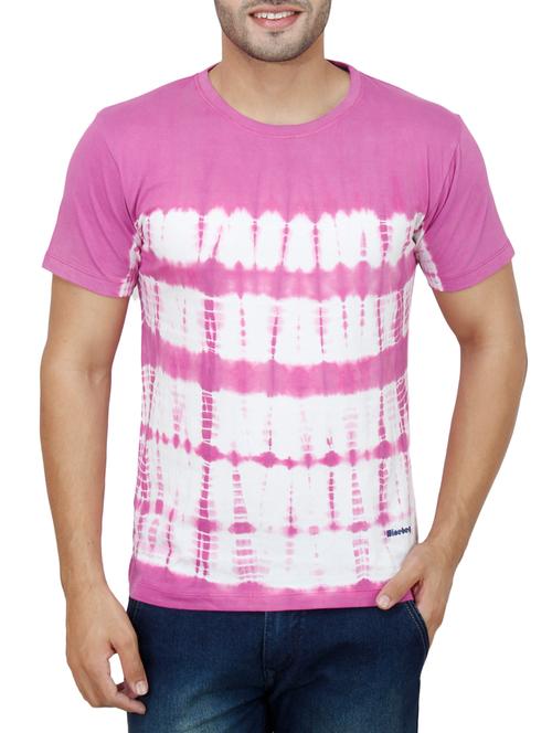 wineberry pink cotton t-shirt - 10455141 - Very Small Image - 1