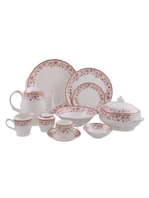 bp bharat dinner set daisy 37 pcs - 10460075 - Very Small Image - 1