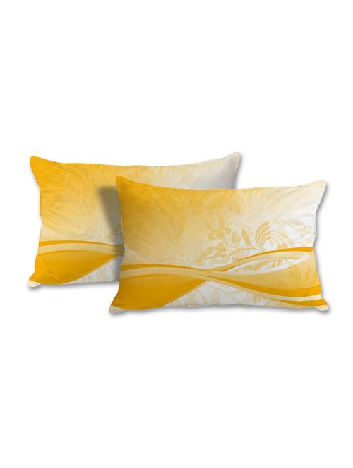 yellow abstract art pillow cover - 10462011 - Very Small Image - 1