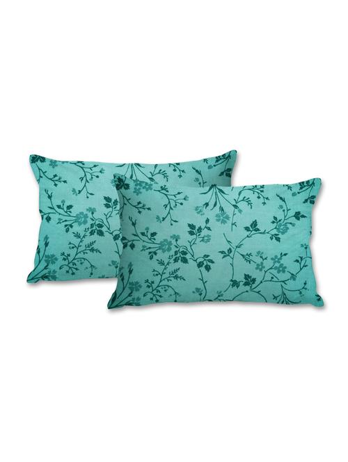 green leafy art print pillow cover - 10462068 - Very Small Image - 1