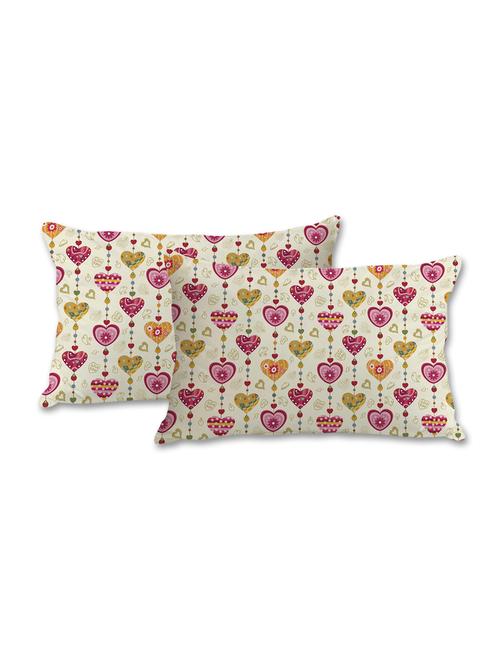 love you heart print pillow cover - 10462131 - Very Small Image - 1