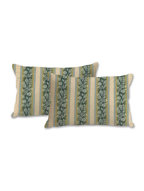 vertical floral art print pillow cover - 10462308 - Very Small Image - 1