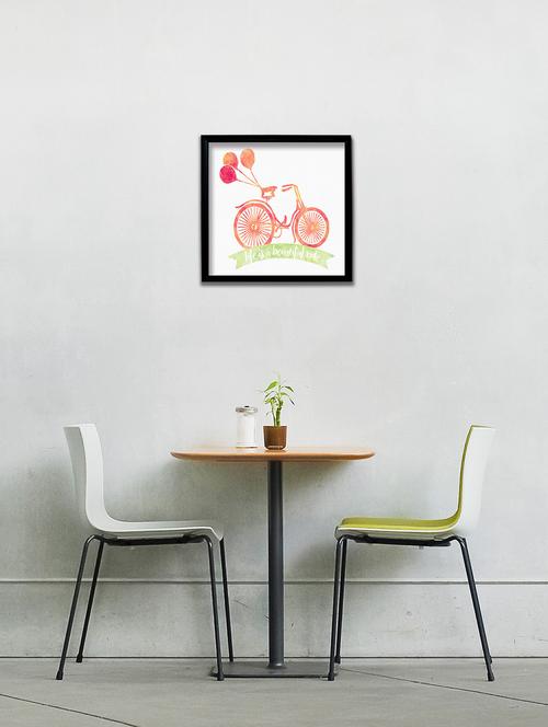 life is a beautiful ride framed wall art by stybuzz - 10463782 - Very Small Image - 1