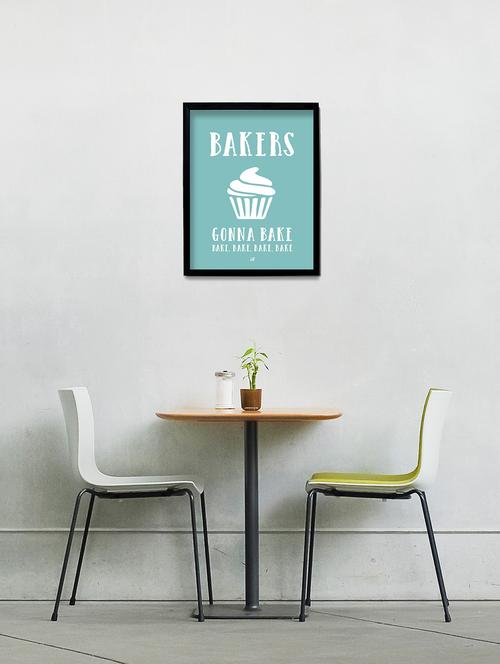 bakers gona bake framed wall art by stybuzz - 10463803 - Very Small Image - 1
