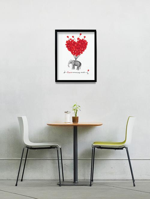 love carries all framed wall art by stybuzz - 10463824 - Very Small Image - 1
