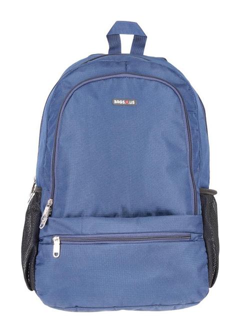 blue cotton polyester blend backpack - 10465015 - Very Small Image - 1
