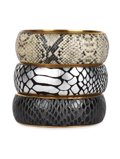 animal print brass bangle set - 1046987 - Very Small Image - 1