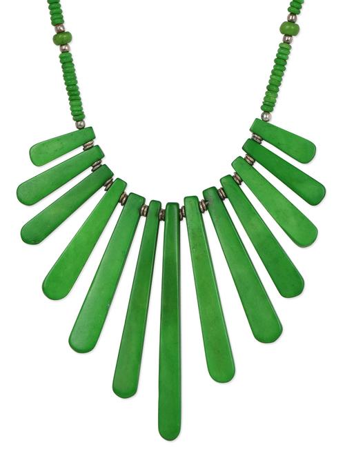 funky green neck piece - 1047369 - Very Small Image - 1