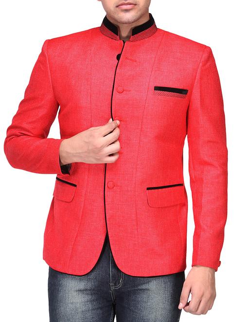 red casual blazer - 10476325 - Very Small Image - 1
