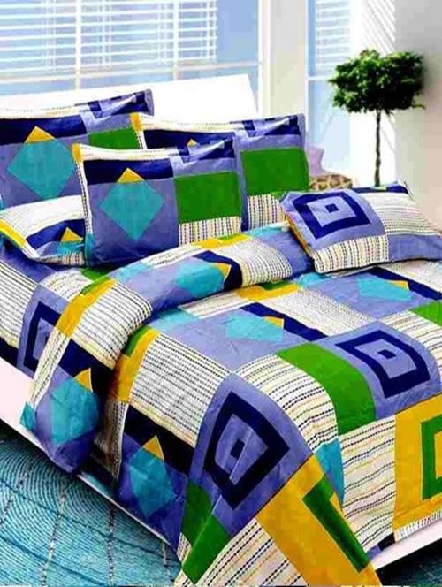 double bed sheet with 2 pillow covers - 10481414 - Very Small Image - 1