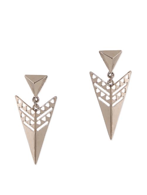silver metal alloy earring - 10485836 - Very Small Image - 1
