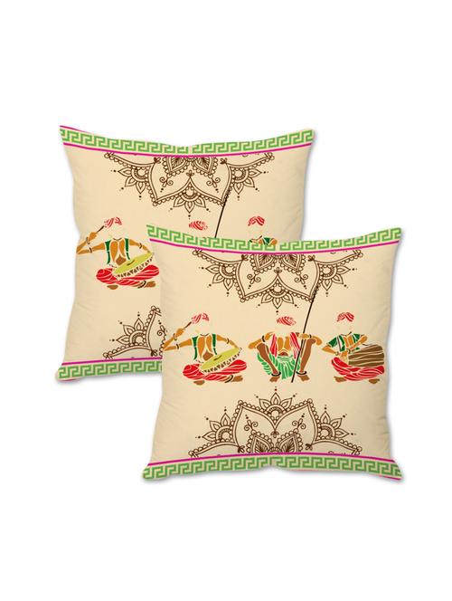 stybuzz indian pop art cushion covers- set of 2 - 10503912 - Very Small Image - 1