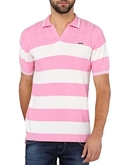 white and pink cotton tshirt - 10504939 - Very Small Image - 1