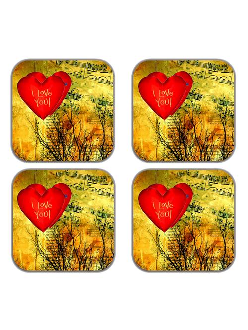 heart refrigerator magnets-set of 4 - 10505491 - Very Small Image - 1