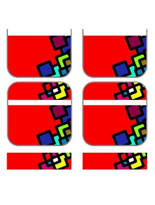 abstract refrigerator magnets-set of 4 - 10505496 - Very Small Image - 1