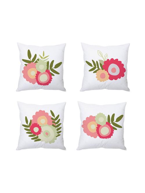 multicolor digitally printed set of 4 cushion covers - 10509428 - Very Small Image - 1