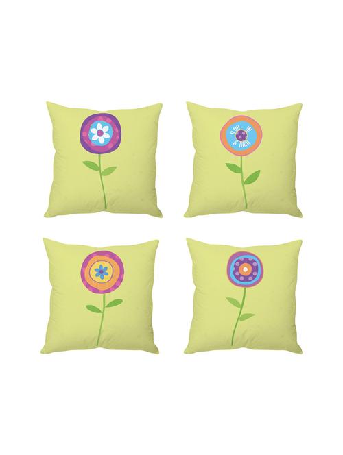 multicolor digitally printed set of 4 cushion covers - 10509430 - Very Small Image - 1