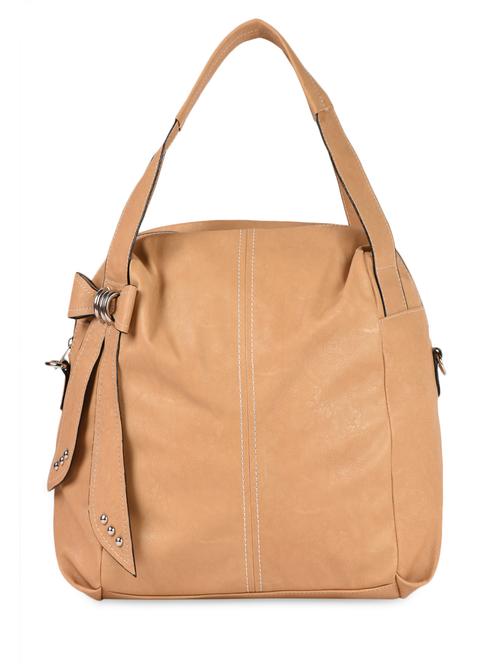 plain solid leatherette handbag - 1051064 - Very Small Image - 1