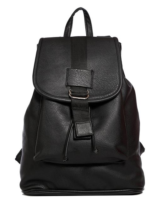 black leatherette backpack - 10514225 - Very Small Image - 1