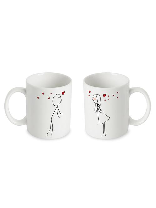 the kiss of love couple mugs - 10517626 - Very Small Image - 1