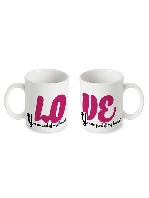 you are a part of my heart couple mugs - 10517637 - Very Small Image - 1