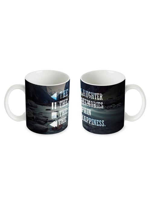 laughter memories pain and happiness mug - 10517671 - Very Small Image - 1