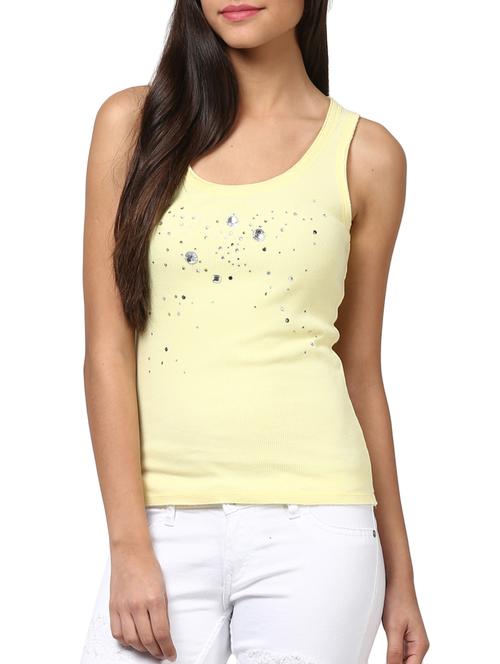 yellow cotton top - 10527953 - Very Small Image - 1