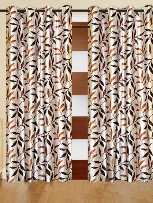 home zara printed curtain set of 2 - 10531019 - Very Small Image - 1
