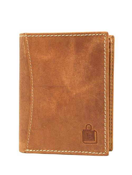 tan genuine leather wallet - 10533458 - Very Small Image - 1