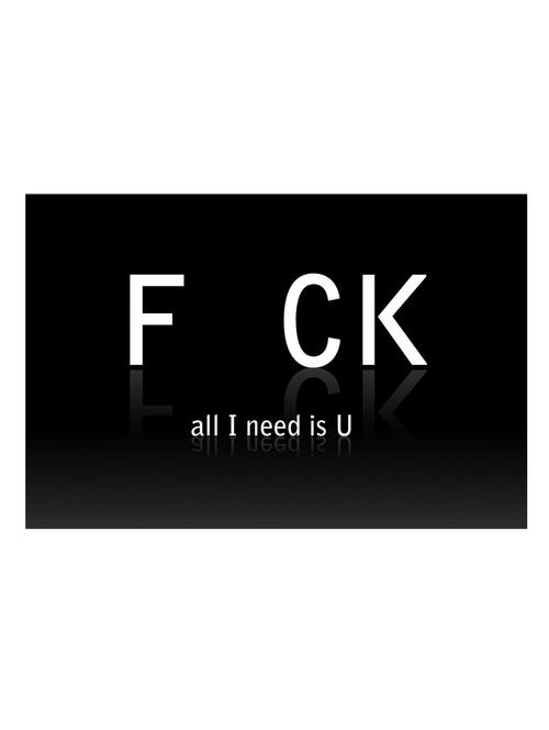 all i need is u poster - 10539890 - Very Small Image - 1