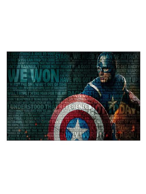 captain america typography poster - 10540114 - Very Small Image - 1