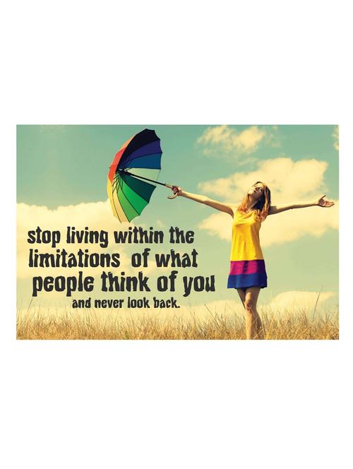 stop living within the limitations poster - 10540172 - Very Small Image - 1