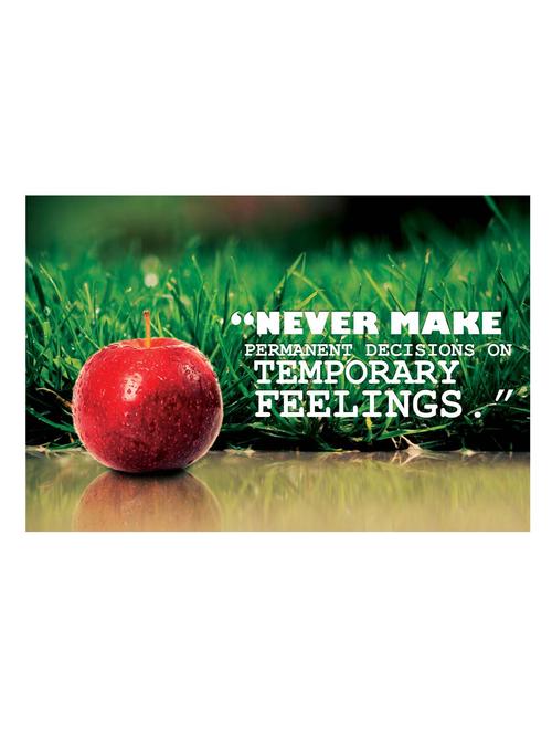 temporary feelings poster - 10540188 - Very Small Image - 1