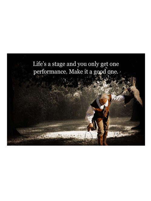 life is a stage poster - 10540220 - Very Small Image - 1