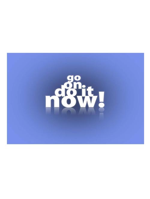 do it now poster - 10540254 - Very Small Image - 1