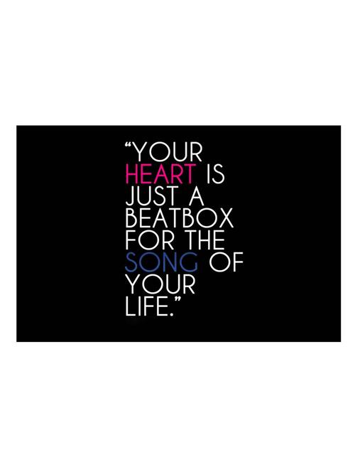 your heart is just a beat box poster - 10540256 - Very Small Image - 1