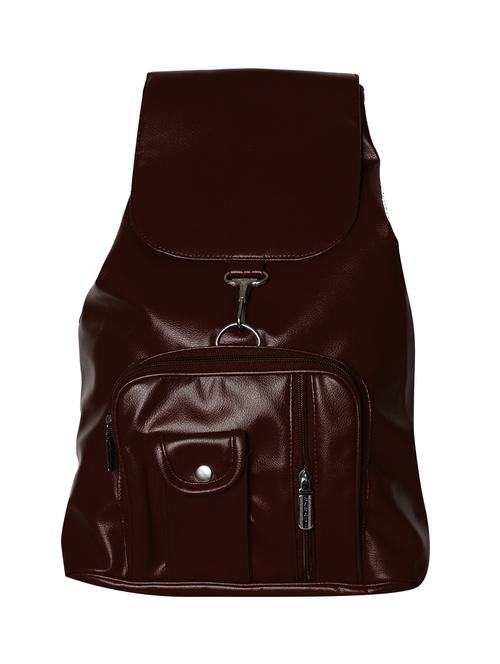 brown leatherette backpack - 10545550 - Very Small Image - 1