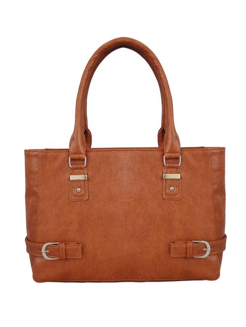 tan faux leather handbag - 10549403 - Very Small Image - 1