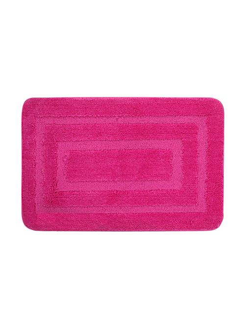 lushomes ultra soft microfiber polyester pink large bath mat - 10549574 - Very Small Image - 1