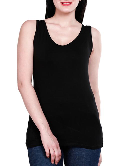 black viscose top - 10551026 - Very Small Image - 1