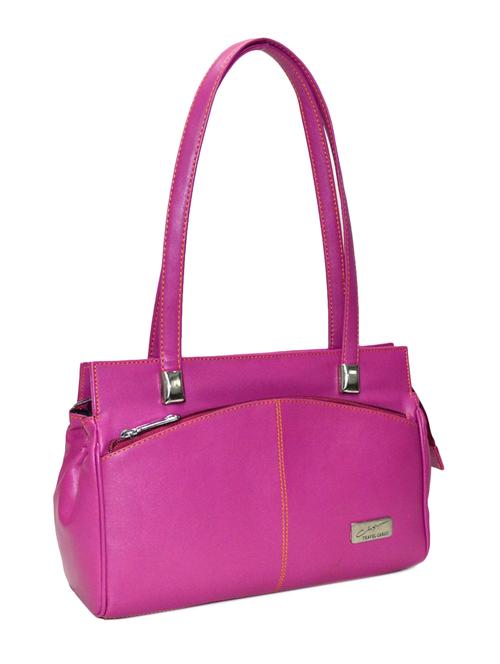 pink leatherette handbag - 10551430 - Very Small Image - 1